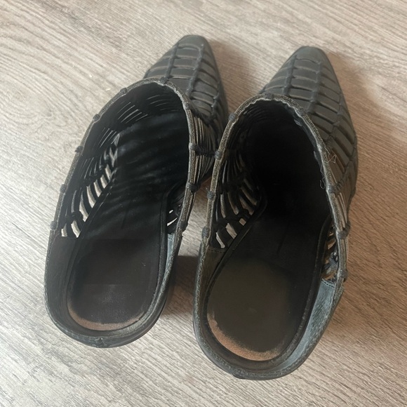 Dolce Vita Kacie Caged Black Leather Mule Sz.8.5 - Picture 5 of 7